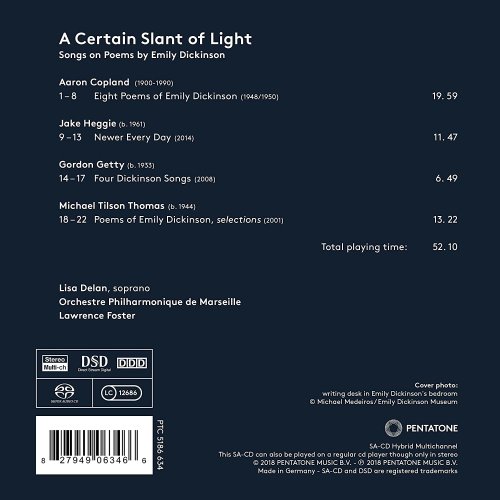 Lisa Delan - A Certain Slant of Light (2018) [DSD & Hi-Res]