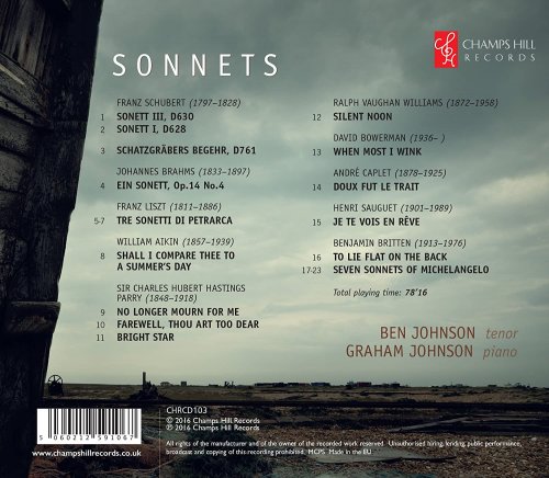 Ben Johnson & Graham Johnson - Sonnets (2016)