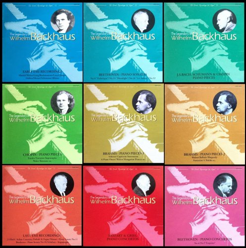 Wilhelm Backhaus - The Legendary Of Wilhelm Backhaus Vol.1~12 (1998) [12CD]