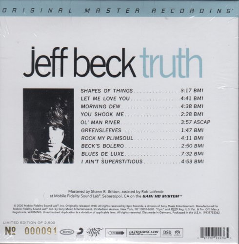 Jeff Beck - Truth (1968) [2021 SACD]