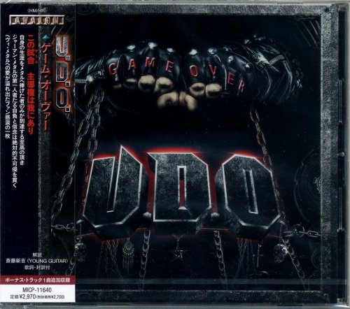 U.D.O. - Game Over (2021) {Japanese Edition} CD-Rip