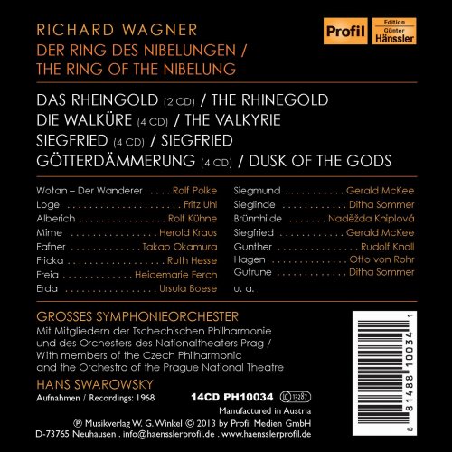 Hans Swarowsky - Wagner: Der Ring des Nibelungen [14CD] (2013)