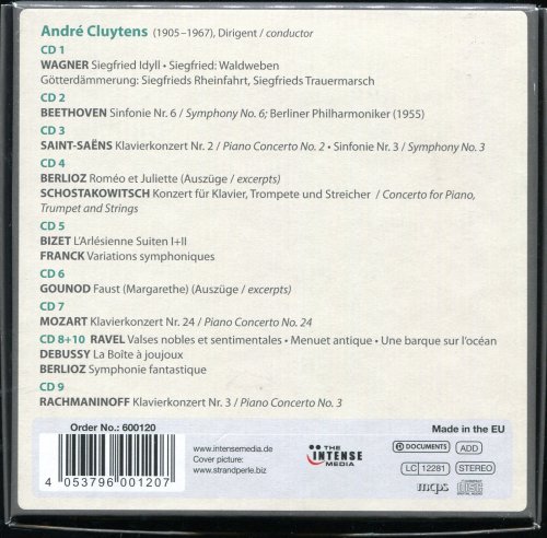 Andre Cluytens - A Collection Of His Best Recordings (2013) [10CD Box Set]