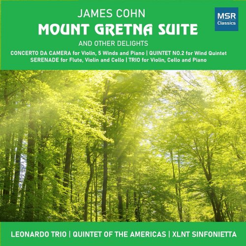 Quintet of the Americas - James Cohn: Mount Gretna Suite and Other Delights (2021)