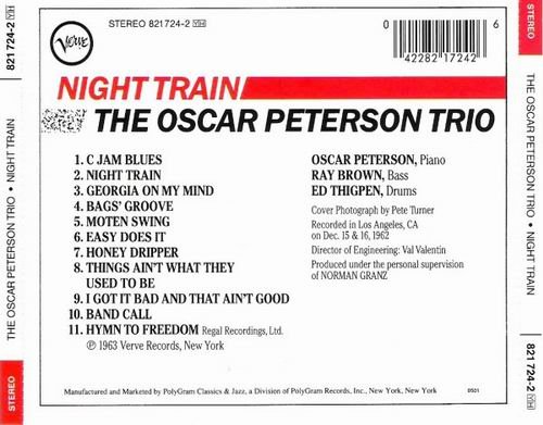 The Oscar Peterson Trio - Night Train (1963) CD Rip