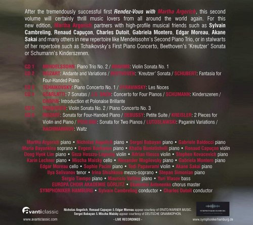 Various Artists - Rendez-Vous With Martha Argerich, Vol. 2 (2021) Hi-Res