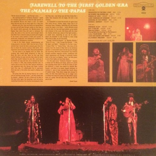 The Mamas & The Papas - Farewell To The First Golden Era (1967) LP