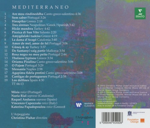 L’Arpeggiata, Christina Pluhar - Mediterraneo (2013)