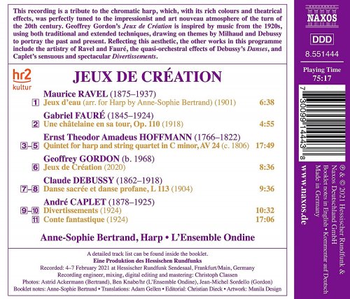 Anne-Sophie Bertrand & L'Ensemble Ondine - Jeux de création (2021) [Hi-Res]