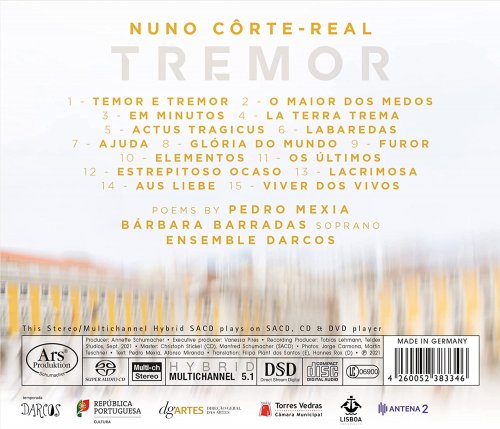 Bárbara Barradas, Ensemble Darcos - Nuno Côrte-Real: Tremor (2021) [Hi-Res]