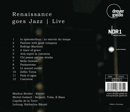 Markus Becker & Michel Godard  - Godard, Michel / Becker, Markus: Renaissance Goes Jazz (2013)