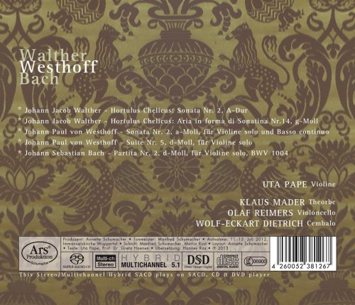 Uta Pape, Wolf-Eckart Dietrich, Olaf Reimers, Klaus Mader - Walther, Westhoff & Bach (2013)