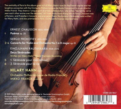 Hilary Hahn, Orchestre Philharmonique de Radio France, Mikko Franck - Paris (2021) [CD-Rip]
