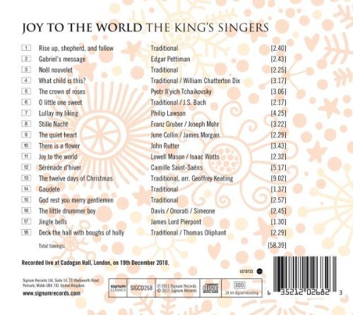 The King's Singers - Joy to the World (2011) [Hi-Res]