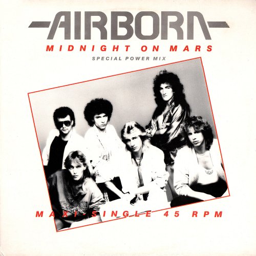 Airborn - Midnight On Mars (Netherlands 12") (1986)