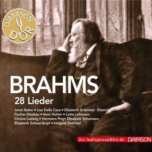 Jörg Demus, Dietrich Fischer-Dieskau, Gerald Moore, Elisabeth Grümmer, Hugo Dietz - Brahms: 28 Lieder (2017)