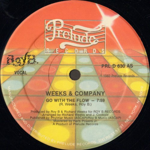 Weeks & Co. - Go With The Flow (1982) 12"