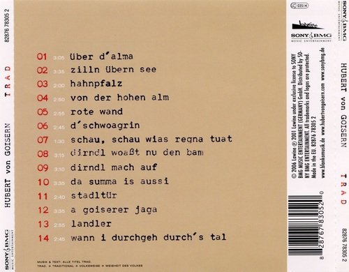 Hubert Von Goisern - Trad (2001) CD-Rip