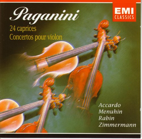 Michael Rabin, Yehudi Menuhin, Salvatore Accardo, Frank Peter Zimmermann - Paganini - 24 Caprices, Concertos, Variations (1998)