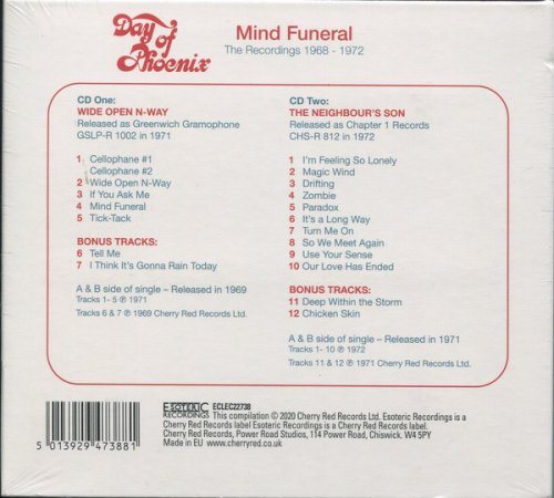 Day Of Phoenix - Mind Funeral The Recordings (1968-72/2020)