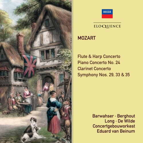 Eduard van Beinum, Concertgebouworkest, London Philharmonic Orchestra, Hubert Barwahser, Phia Berghout, Kathleen Long, Bram de Wilde - Mozart: Symphonies And Concertos (1949)