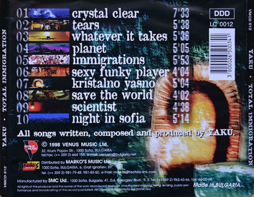 Yaku - Total Immigration (2007) [CD-Rip]