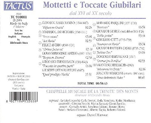 Ildebrando Mura - Mottetti Giubilari dal XVI al XX secolo (2015)