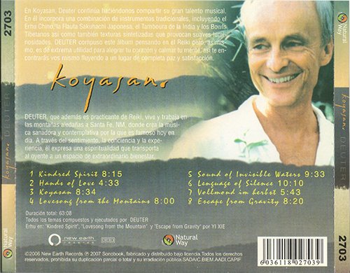 Deuter - Koyasan: Reiki Sound Healing (2003), FLAC [CD-Rip]