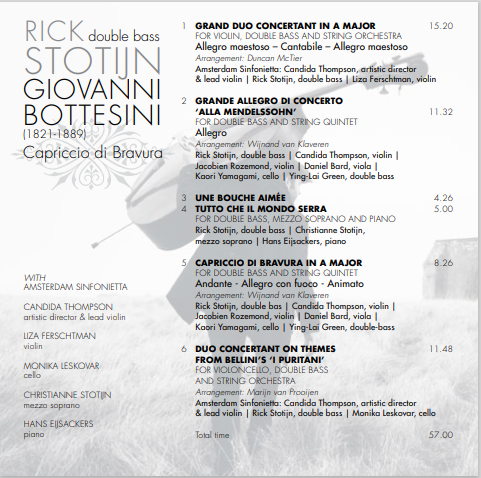 Rick Stotijn - Giovanni Bottesini: Capriccio di Bravura (2014) [SACD]