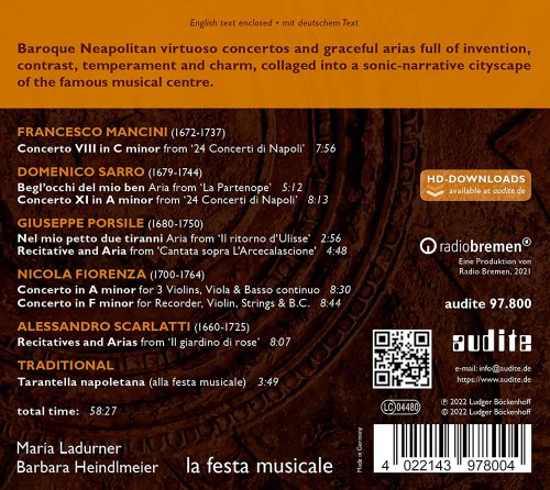 Maria Ladurner, Barbara Heindlmeier, la festa musicale - Storie di Napoli (2022) [Hi-Res]