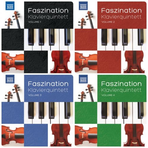 Hartley Piano Trio, Tippett Quartet, Vermeer Quartet, Uppsala Chamber Soloists, New Budapest Quartet, Kodály Quartet, Danubius Quartet - Faszination Klavierquintett, Vol. 1-4 (2015)