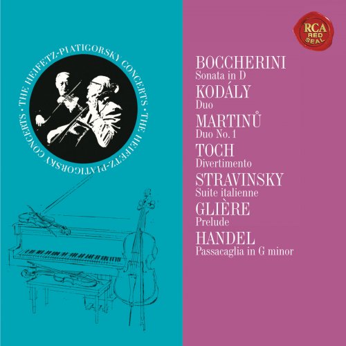 Jascha Heifetz, Gregor Piatigorsky - Heifetz and Piatigorksy: The Duo Collection - Heifetz Remastered (2016) [Hi-Res]