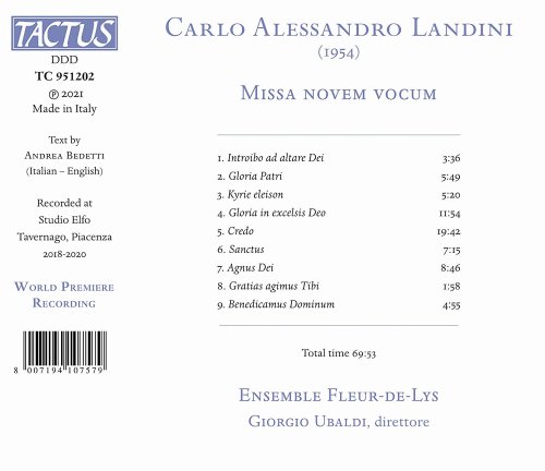 Ensemble Fleur-de-lys & Giorgio Ubaldi - Landini: Missa novem vocum (2022) [Hi-Res]