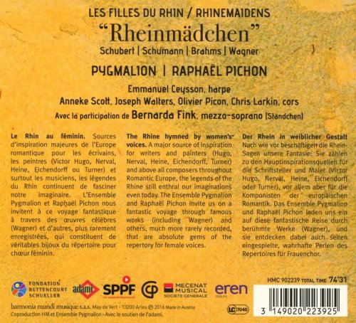 Ensemble Pygmalion, Bernarda Fink, Raphael Pichon - Schubert, Schumann, Brahms & Wagner: Rheinmädchen (2016) [Hi-Res 24bits - 96.0kHz]