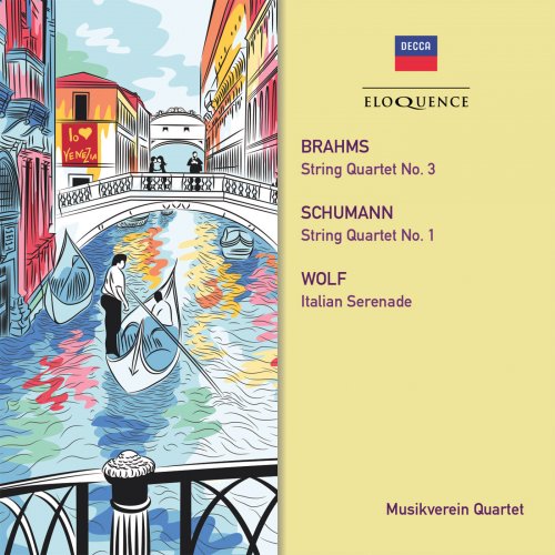 Musikverein Quartet - Brahms, Schumann: String Quartets (2015)