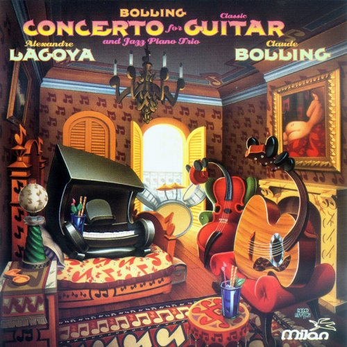 Claude Bolling & Alexandre Lagoya - Concerto For Classic Guitar And Jazz Piano Trio (1993) FLAC