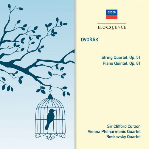 Clifford Curzon, Boskovsky Quartet, Vienna Philharmonic Quartet - Dvorak:String Quartet, Op. 51; Piano Quintet, Op. 81 (1951)