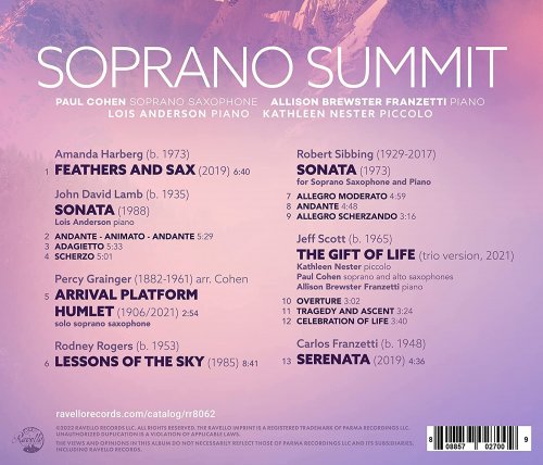 Paul Cohen, Allison Brewster Franzetti, Lois Anderson, Kathleen Nester - Soprano Summit (2022) [Hi-Res]