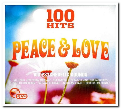 VA - 100 Hits - Peace & Love [5CD Box Set] (2016)
