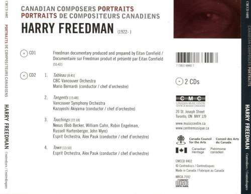Harry Freedman - Canadian Composers Portraits (2002) [2CD]