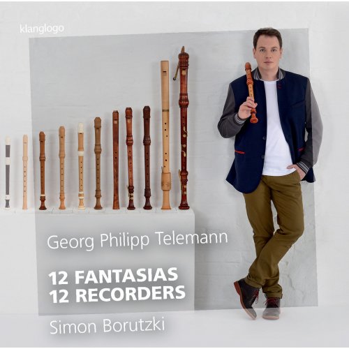 Simon Borutzki - Telemann: 12 Fantasias for Solo Flute (2014)