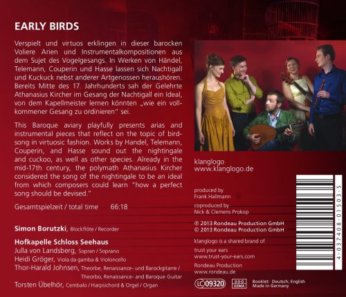 Julla von Landsberg, Simon Borutzki, Heidi Gröger, Hofkapelle Schloss Seehaus - Early Birds (2013)