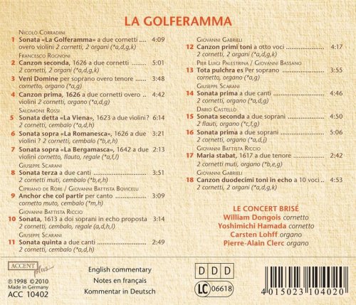 Le Concert Brise, William Dongois - La Golferamma: Musica Italiana 1600-1650 (2008)