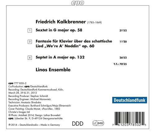 Linos Ensemble - Kalkbrenner: Chamber Music (2014)