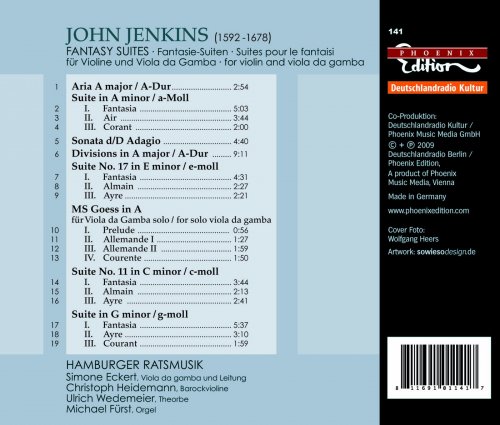 Simone Eckert, Hamburger Ratsmusik - Jenkins: Fantasy Suites (2009)