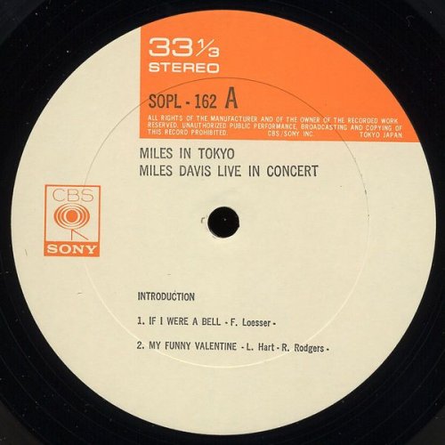 Miles Davis - Miles in Tokyo (1972) LP