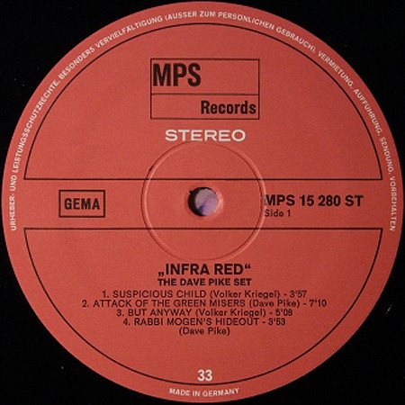 Dave Pike Set - Infra-Red (1970) LP