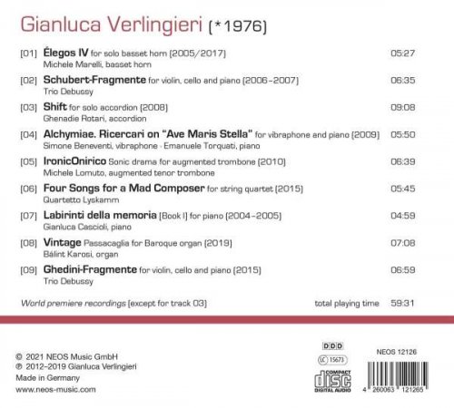 Various Artists - Gianluca Verlingieri: Musica ritrovata (2022) Hi-Res