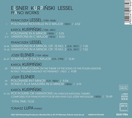 Tomasz Lupa - Elsner, Kurpiński & Lessel- Piano Works (2022)