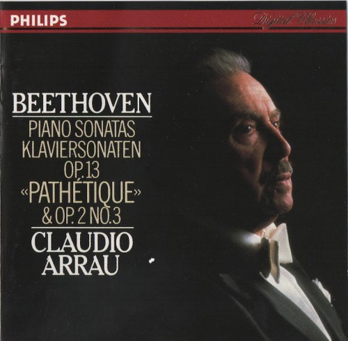 Claudio Arrau - Beethoven: Piano Sonatas Nos. 3 & 8 "Pathetique" (1986) CD-Rip